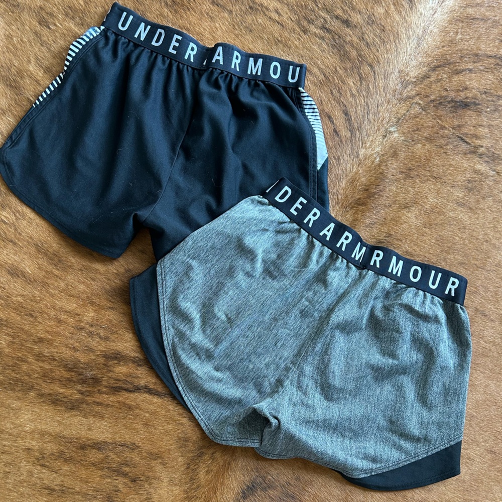 2 pair of Under Armour Women’s XS shorts.